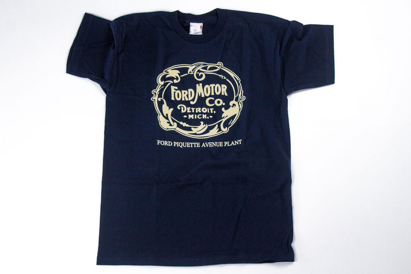 Ford motor company vintage logo t shirt ford piquette avenue plant