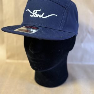 Flat Brim Hat with Winged Logo