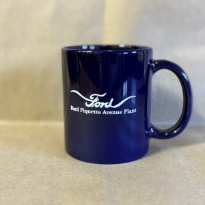 Navy Mug w/ Winged Logo