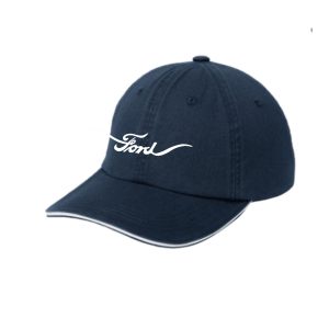 Navy Baseball Hat w/ Winged Logo